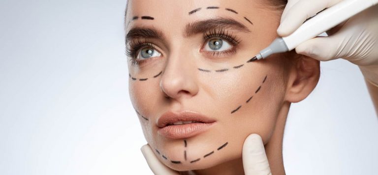 A woman getting cosmetic surgery, which is counted in plastic surgery statistics